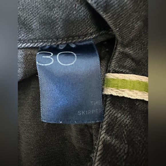 Pilcro The Skipper Charcoal Wide-Leg  High Rise Jeans - Picture 7 of 10